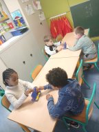 Les Champis s'entraînent aux jeux de la cour - janvier 26